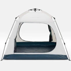 Quechua Abri De Camping 4 Places - Base Easy Fresh - Polyvalent, Instantané à Arceaux -Camping En Plein Air abri de camping 4 places base easy fresh polyvalent instantane a arceaux 3