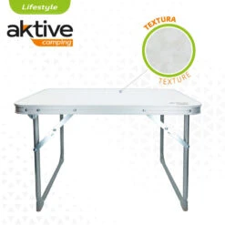 AKTIVE - Table Pliante . Table Basse Blanche En Aluminium - 40x60x40 Cm 7 AKTIVE - Table Pliante . Table Basse Blanche En Aluminium - 40x60x40 Cm -Camping En Plein Air aktive table pliante table basse blanche en aluminium 40x60x40 cm 2
