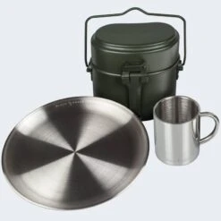 Batterie De Cuisine De Camping, Assiette Plate Et Tasse Isotherme Set 8 Batterie De Cuisine De Camping, Assiette Plate Et Tasse Isotherme Set -Camping En Plein Air batterie de cuisine de camping assiette plate et tasse isotherme set 2