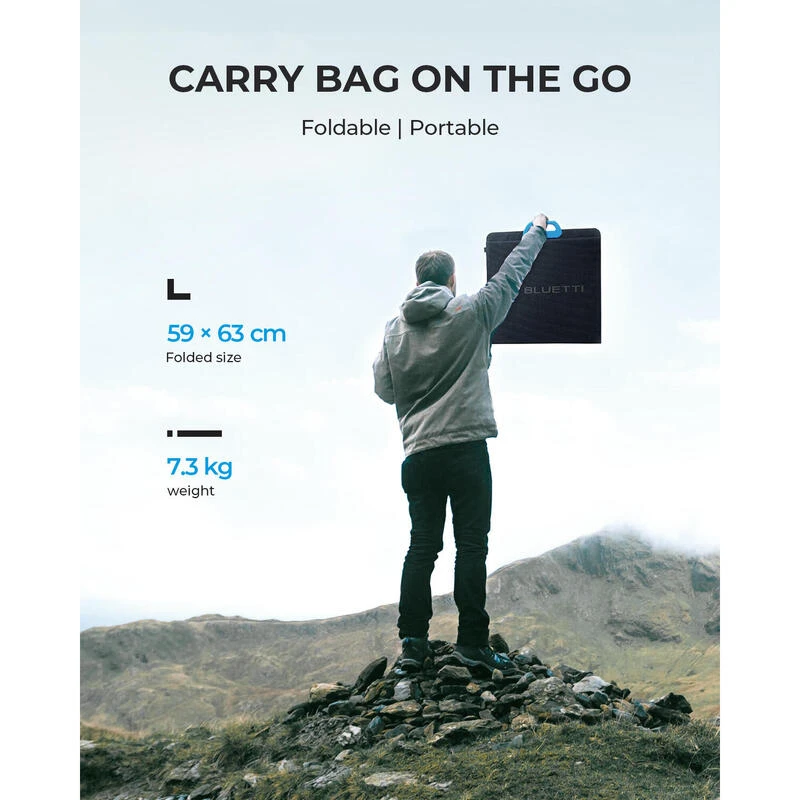 BLUETTI Générateur Électrique EB3A+PV200 268Wh/600W LiFePO4 Batterie Pour Voyage 7 BLUETTI Générateur Électrique EB3A+PV200 268Wh/600W LiFePO4 Batterie Pour Voyage – Image 7