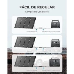 BLUETTI Panneau Solaire MP200 Pour Camping, Jardin, Voyage -Camping En Plein Air bluetti panneau solaire mp200 pour camping jardin voyage 2