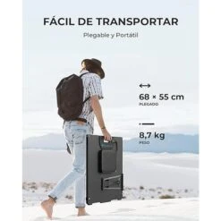 BLUETTI Panneau Solaire MP200 Pour Camping, Jardin, Voyage -Camping En Plein Air bluetti panneau solaire mp200 pour camping jardin voyage 3