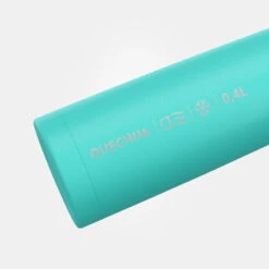 Quechua Bouteille Isotherme Inox 0,4L Avec Gobelet Pour La Randonnée - Turquoise 12 Quechua Bouteille Isotherme Inox 0,4L Avec Gobelet Pour La Randonnée - Turquoise -Camping En Plein Air bouteille isotherme inox 04l avec gobelet pour la randonnee turquoise 2