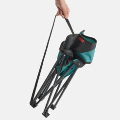 Quechua CHAISE BASSE PLIANTE DE CAMPING MH100 Bleue -Camping En Plein Air chaise basse pliante de camping mh100 bleue 2