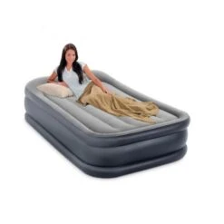 Intex Deluxe Pillow Rest Raised Twin - Lit Gonflable - 191x99x42cm - Avec Accessoires 7 Intex Deluxe Pillow Rest Raised Twin - Lit Gonflable - 191x99x42cm - Avec Accessoires -Camping En Plein Air deluxe pillow rest raised twin lit gonflable 191x99x42cm avec accessoires 2