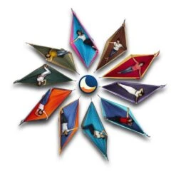 TICKET TO THE MOON Hamac Original Orange/ Gris Foncé 7 TICKET TO THE MOON Hamac Original Orange/ Gris Foncé -Camping En Plein Air hamac original orange gris fonce 3