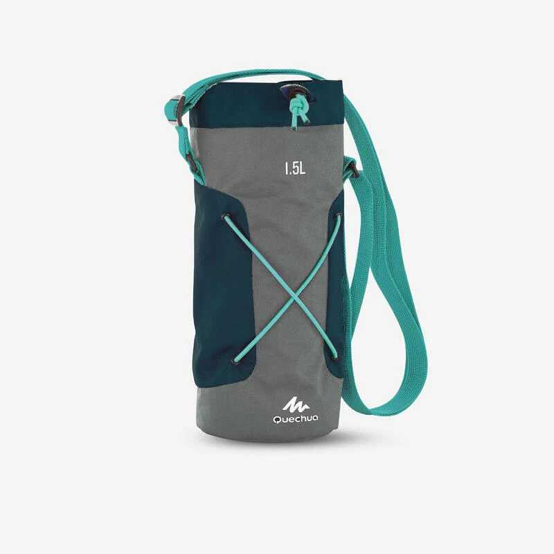 Quechua Housse Isotherme Pour Gourde Randonnée 1,2 à 1,5 Litre Gris/bleu 1 Quechua Housse Isotherme Pour Gourde Randonnée 1,2 à 1,5 Litre Gris/bleu