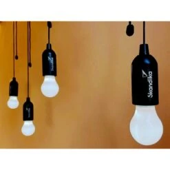 Lampe De Camping Skandika Narvik | Set De 4 Lampes LED, Pull Light, à Piles -Camping En Plein Air lampe de camping skandika narvik set de 4 lampes led pull light a piles 2