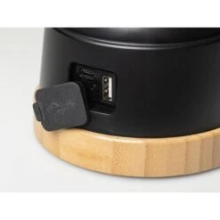 Lampe Lanterne De Camping LED Kiruna Jord - Rechargeable - USB - Bambou - Rétro -Camping En Plein Air lampe lanterne de camping led kiruna jord rechargeable usb bambou retro 4