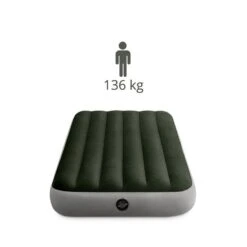 Intex Prestige Downy Jr. Twin Airbed - Lit Gonflable - 191x99x25cm - Avec Accessoires -Camping En Plein Air prestige downy jr twin airbed lit gonflable 191x99x25cm avec accessoires 2