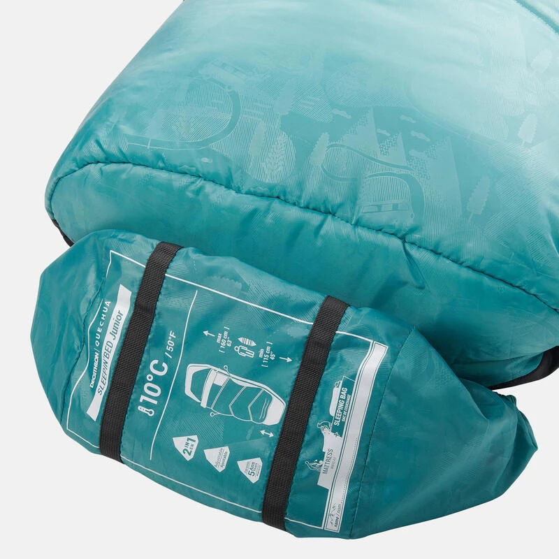 Quechua SAC DE COUCHAGE ENFANT 2 EN 1 - SLEEPIN BED JUNIOR 10°C BLEU 7 Quechua SAC DE COUCHAGE ENFANT 2 EN 1 - SLEEPIN BED JUNIOR 10°C BLEU – Image 7
