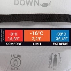 Simond Sac De Couchage MAKALU II Light -9° Taille XL -Camping En Plein Air sac de couchage makalu ii light 9 taille xl 6