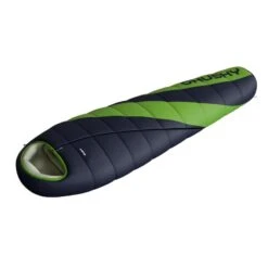 Husky Sac De Couchage Momie Espace -6°C 2021 220 X 85 Cm - Gris Avec Vert - Adultes -Camping En Plein Air sac de couchage momie espace 6c 2021 220 x 85 cm gris avec vert adultes 2