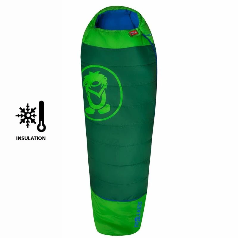 TROLLKIDS Sac De Couchage Pour Enfants Fjell Dreamer Vert Foncé / Bleu Moyen 5 TROLLKIDS Sac De Couchage Pour Enfants Fjell Dreamer Vert Foncé / Bleu Moyen – Image 5