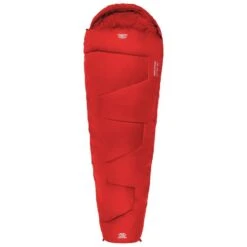HIGHLANDER Sac De Couchage Sleepline 350 Momie 4°C Rouge -Camping En Plein Air sac de couchage sleepline 350 momie 4c rouge 2