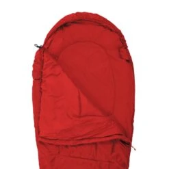 HIGHLANDER Sac De Couchage Sleepline 350 Momie 4°C Rouge -Camping En Plein Air sac de couchage sleepline 350 momie 4c rouge 3