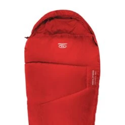 HIGHLANDER Sac De Couchage Sleepline 350 Momie 4°C Rouge -Camping En Plein Air sac de couchage sleepline 350 momie 4c rouge 4