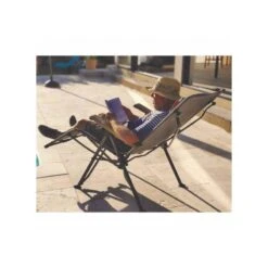 SOPLAIR Chaise Longue Relax Belem Réglable En Hauteur Compact Camping-Car -Camping En Plein Air soplair chaise longue relax belem reglable en hauteur compact camping car 4