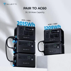 Station Électrique Portable BLUETTI AC60+B80+PV120 Pour Camping 12 Station Électrique Portable BLUETTI AC60+B80+PV120 Pour Camping -Camping En Plein Air station electrique portable bluetti ac60b80pv120 pour camping 5