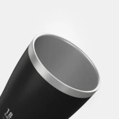 Quechua Tasse / Verre MH500 Isotherme (double Paroi Inox) Camp Du Randonneur 0,5L Noir -Camping En Plein Air tasse verre mh500 isotherme double paroi inox camp du randonneur 05l noir 2