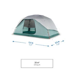 Quechua Tente à Arceaux De Camping - Arpenaz 6 ULTRAFRESH - 6 Personnes - -Camping En Plein Air tente a arceaux de camping arpenaz 6 ultrafresh 6 personnes 2