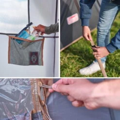 Tente Coleman 8 Personnes Octagon Gris 12 Tente Coleman 8 Personnes Octagon Gris -Camping En Plein Air tente coleman 8 personnes octagon gris 5