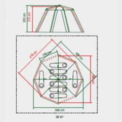 Tente Coleman 8 Personnes Octagon Gris 13 Tente Coleman 8 Personnes Octagon Gris -Camping En Plein Air tente coleman 8 personnes octagon gris 6