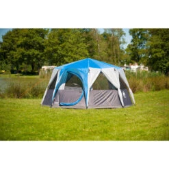 Tente Coleman Octagon 8 (Bleue) -Camping En Plein Air tente coleman octagon 8 bleue 4