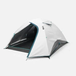 Quechua Tente De Camping - MH100 - 3 Places - Fresh & Black -Camping En Plein Air tente de camping mh100 3 places fresh and black 5