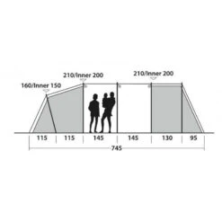 Tente De Camping Outwell Winwood 8 -Camping En Plein Air tente de camping outwell winwood 8 3