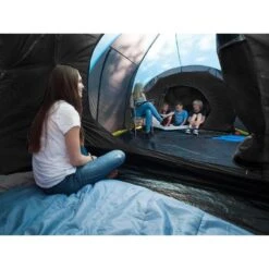 Tente Dôme Familiale Hammerfest 4 - Camping - 4 Personnes - 2 Cabines -Camping En Plein Air tente dome familiale hammerfest 4 camping 4 personnes 2 cabines 2