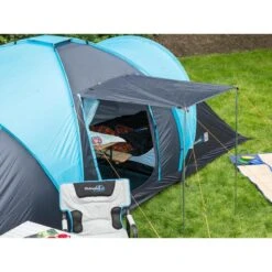 Tente Dôme Familiale Hammerfest 6 Protect - Sol Cousu - 6 Personnes - 2 Cabines -Camping En Plein Air tente dome familiale hammerfest 6 protect sol cousu 6 personnes 2 cabines 2